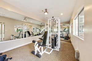 Fire Collection Apartments | The Park interior gym
