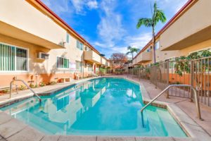 Fire Collection Apartments | The Park exterior pool