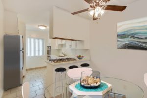 Fire Collection Apartments | The Park interior dining table