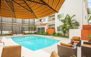 Fire Collection Apartments | The Montecito CA Building Pool 02