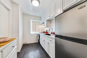Fire Collection Apartments | Aqua South Mission Hills CA Interior kitchen